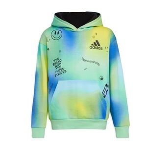 Adidas Boy's Optimist Tie Dye Hoodie